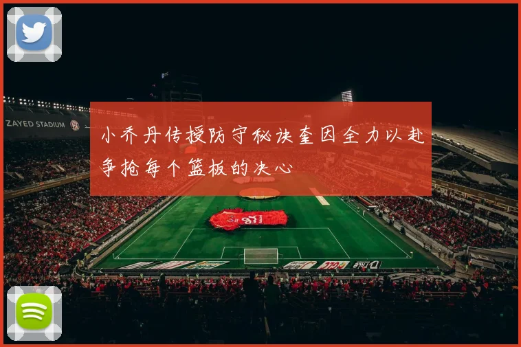 小乔丹传授防守秘诀奎因全力以赴争抢每个篮板的决心